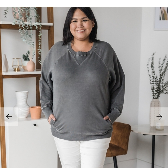 Charcoal color sweater - Picture 1 of 3